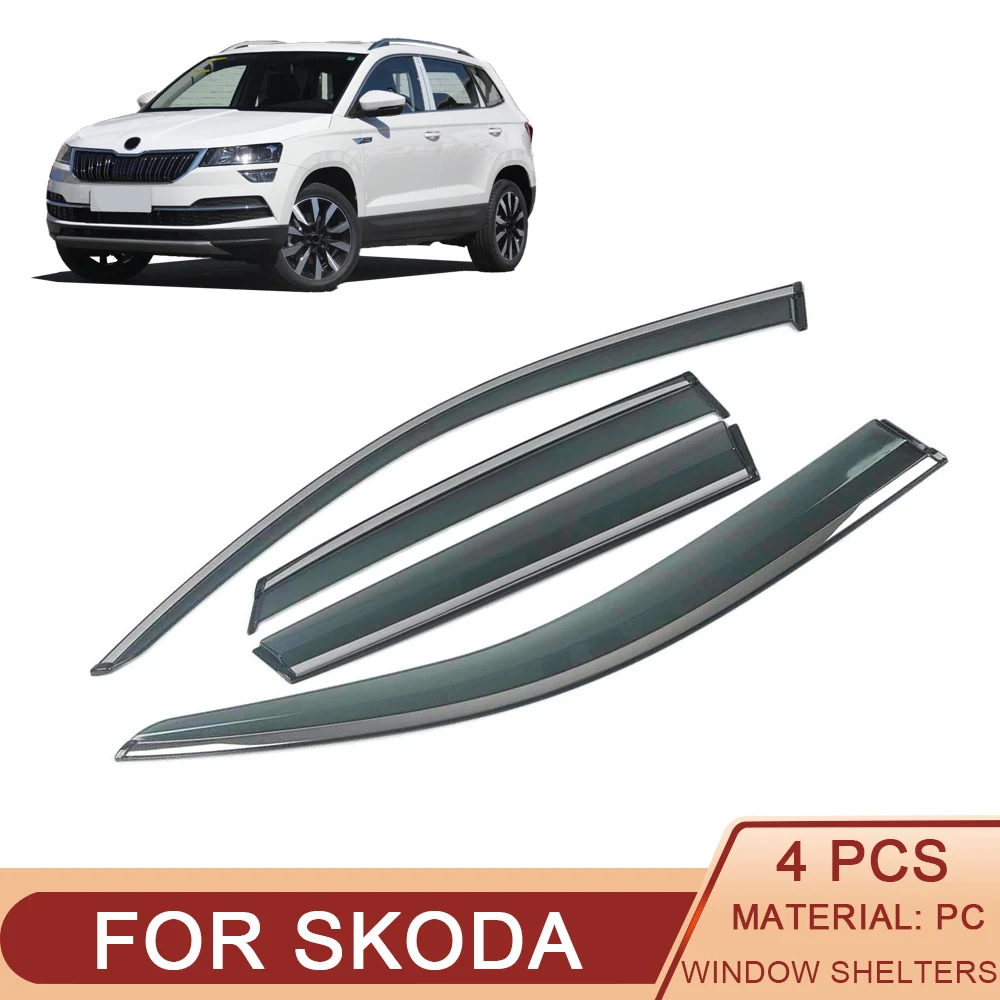 For Skoda Superb Fabia Kodiaq Karoq Octavia Yeti Car Window Sun Rain