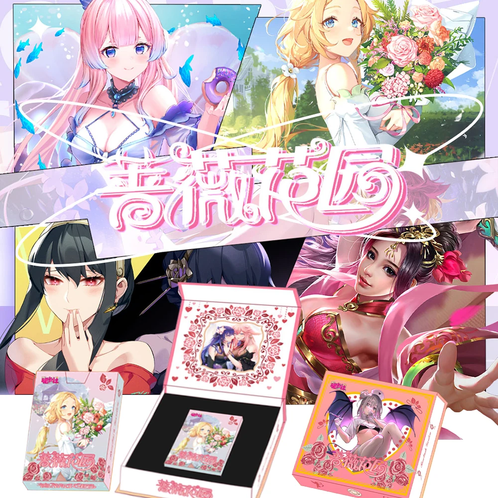 

Original Neighbor Garden Girl Collection Cards for Child Beauties Goddess Story Swimsuit Booster Anime Table Playing Game Card