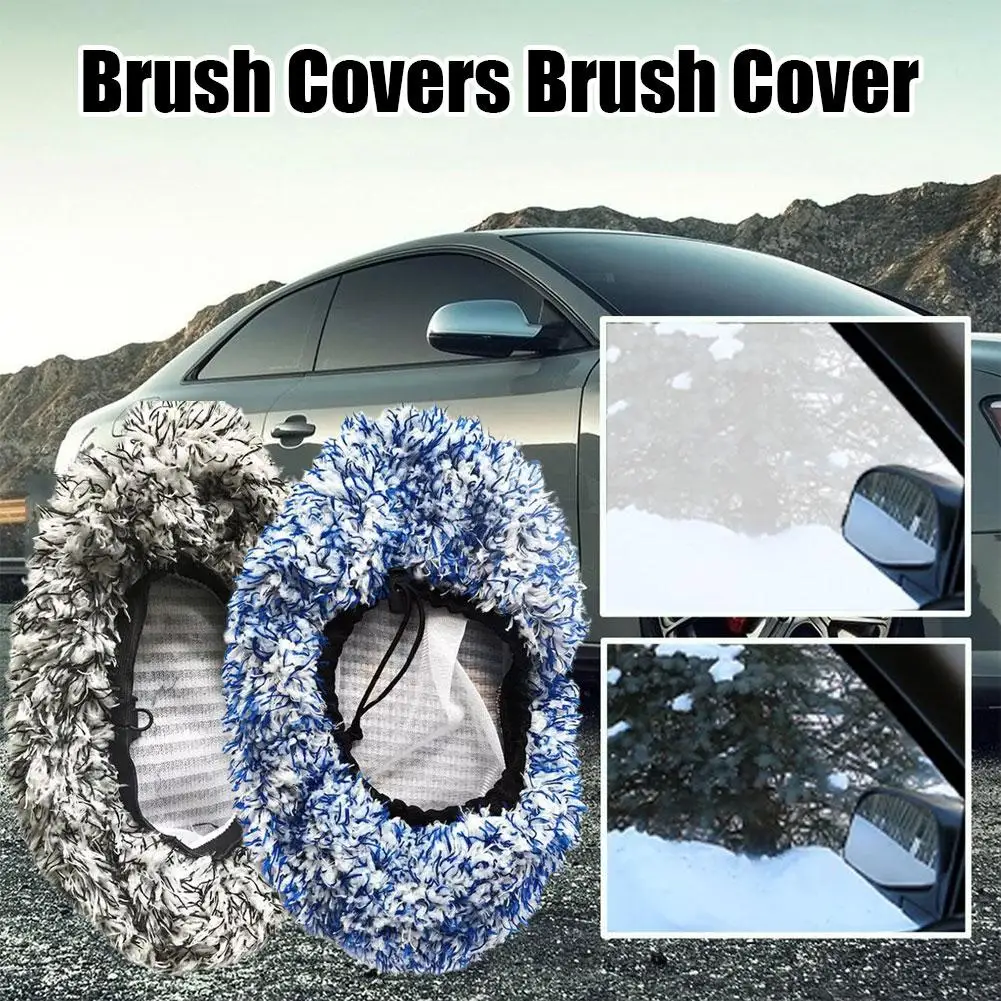 Replacement Cloth Cover for Car Long Handle  Brush Head Car Wash Brush Plush Mop Brush Cover 1pc Car Cleaning Car Accessories 5