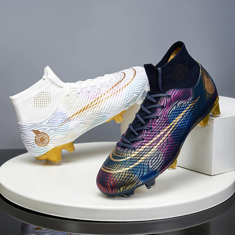 2023 Hot Professional Soccer Shoes Sneakers Men Indoor Soccer Cleats Fashion Kids Football Boots Men Futsal Shoes Plus size 47