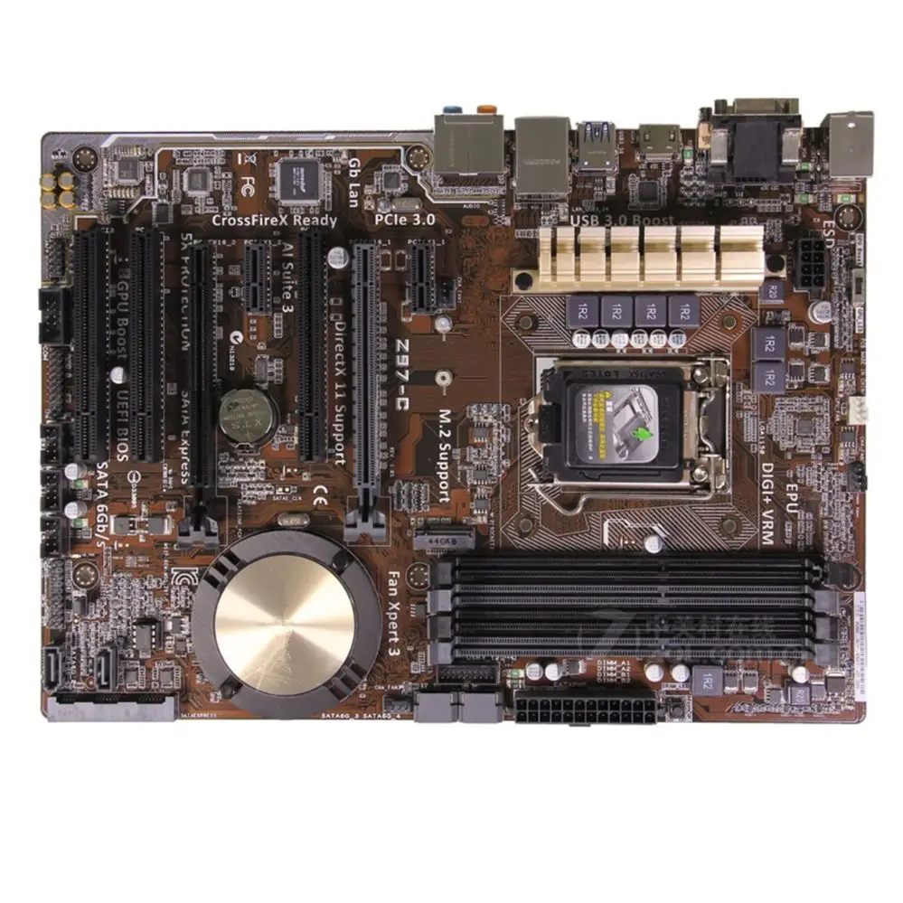 

Z97-C Desktop Motherboard Z97 Socket LGA 1150 i3 i5 i7 DDR3 32G ATX UEFI BIOS Mainboard Hot Sale