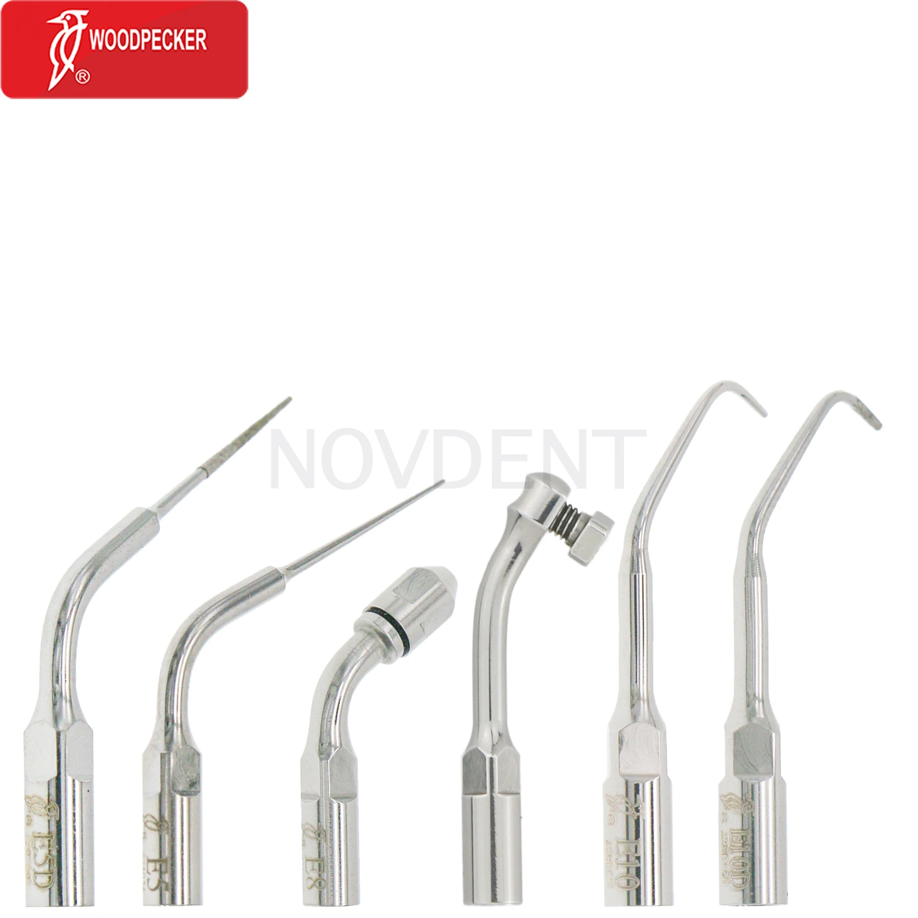 

Woodpecker Dental Ultrasonic Scaler Supragingival Scaling Tips Fit EMS E5 E5D E8 E9 E10 10D