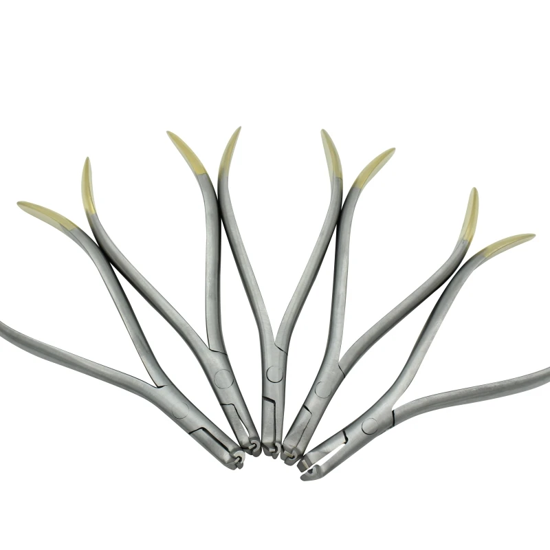 Dental Distal End Bending Plier Orthodontic NiTi Arch Wire Bender Forceps Dentistry Archwire Cinch Back Pliers