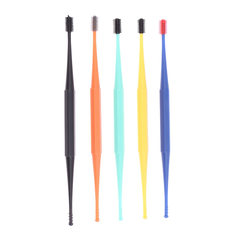 Ear Wax Removal Tool Ear Cleaning Sticks Earpick Remover Silicone Ear Pick Double Head Ear Cleaner 360° Spiral Swab - 6