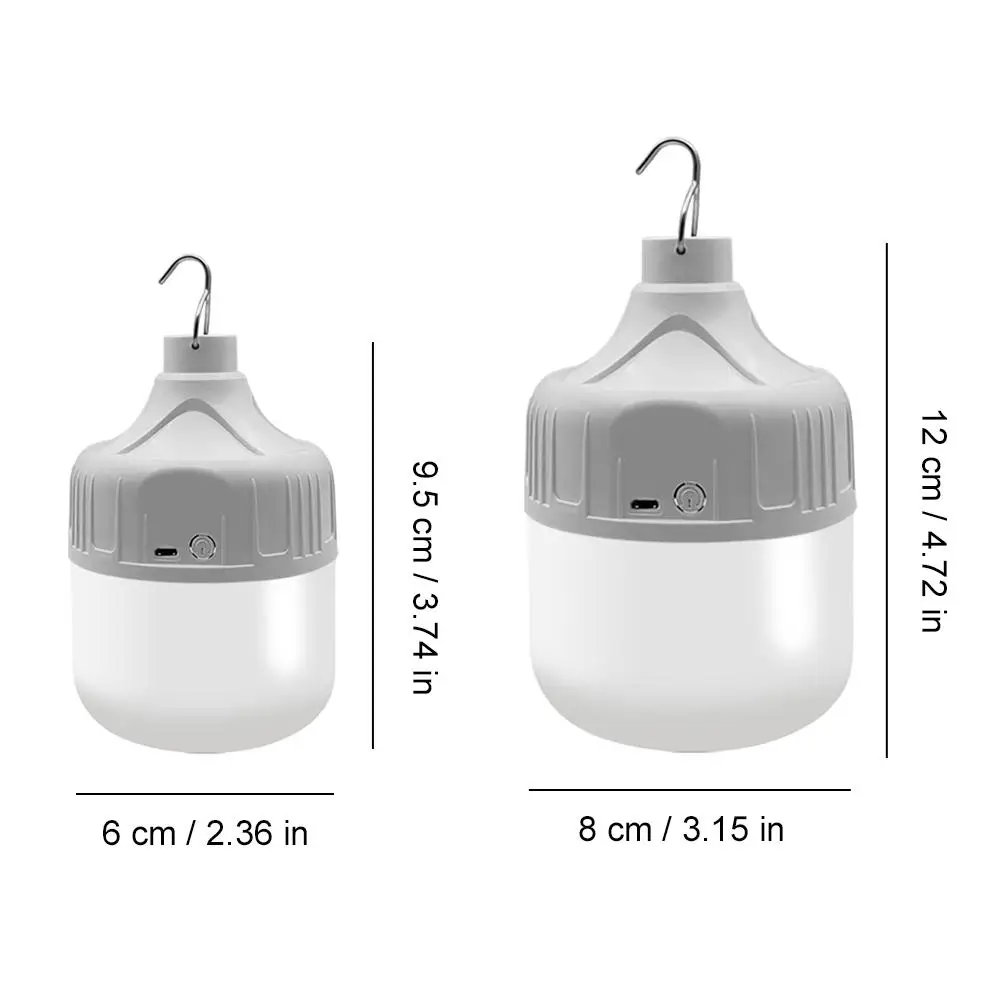 고휘도 LED 전구 조명 USB 충전식 비상 조명 손전등 휴대용 야외 캠핑 낚시 야간 조명 전구 ?