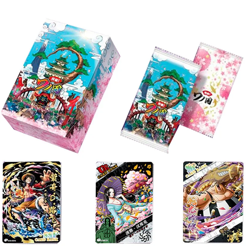 2022 New Japanese Anime One Piece Rare Cards Box Rufy Zoro Nami Chopper Bounty Collections Ccg Card Game Collectibles Child Toy