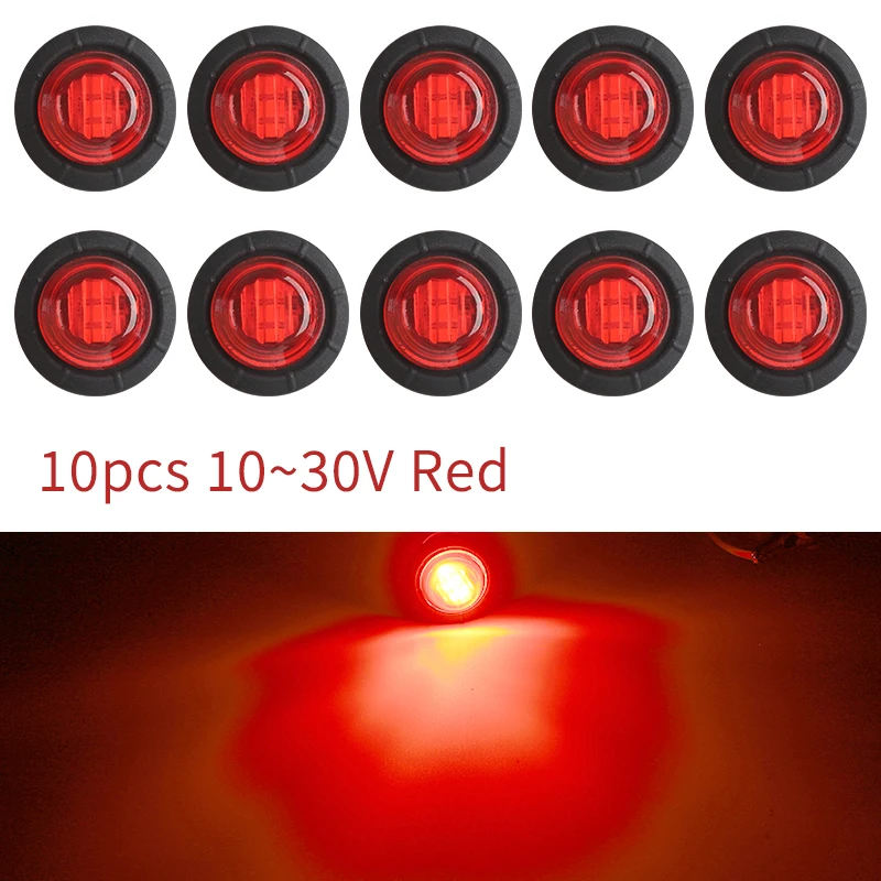 

10PCS 24v Led Lights Truck Accessories 24v Luces Truck Trailer Lights for fh12 Truck Parts