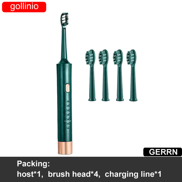 Electric Toothbrush Usb fast charging GL62A Adult  electr teeth brush Rechargeable prodent  Replacement Head case