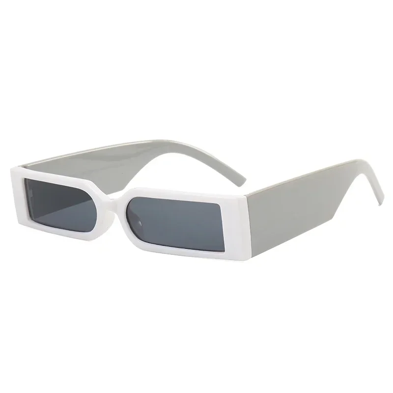 Rectangle Fashion Sunglasses Man Hip Hop Vintage Designer Small Frame Personality UV400 Eyewear