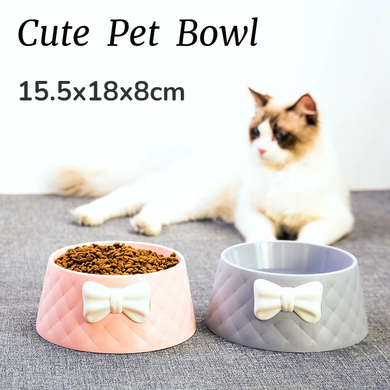 

Pet Bowl Small,Cute Bowl,Flat-Faced Dog Breeds,Non-Slip,Cat Food Bowls Non Slip Wide Shallow Cat Dish,Relief of Whisker Fatigue