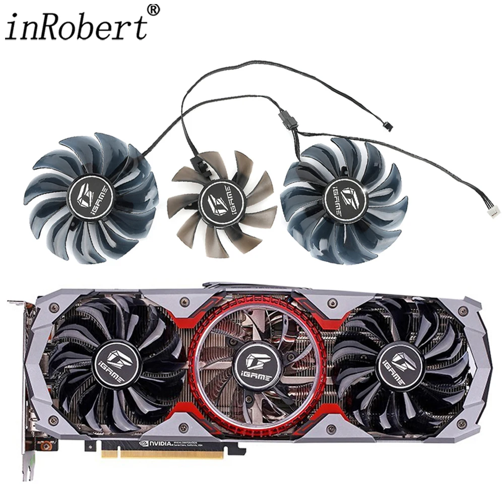 Nuova Ventola Per Scheda Video Fai Da Te T129215Su Per Ventola Colorata Igame Geforce Rtx 2080 Ti 2080 2070 2060 Gtx 1660 1660 Ti Gpu