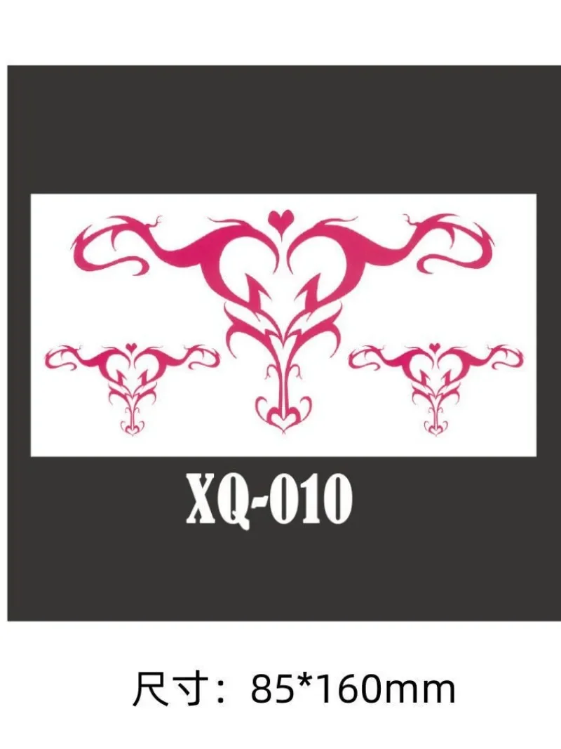 24Pcs Set Succubus Totem Tattoo Sticker for Women Waterproof Fake Tattoo Sexy Art Temporary Abdomen Lasting Tatoo Sticker