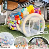 Inflatable Balloon Bubble House Tent Commercial Grade PVC Clear Bubble House with air Pump & Blower 10 ft  For Children's Party 2