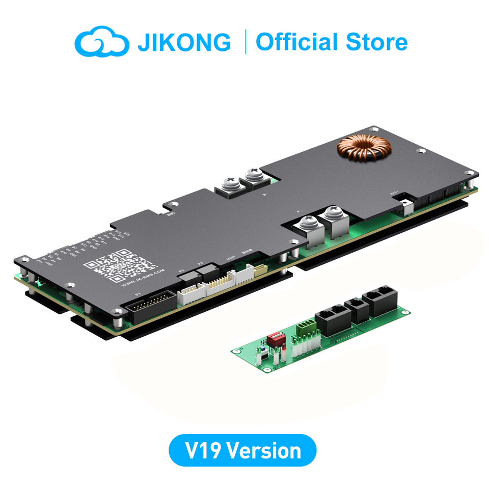 JIKONG V19 JKBMS 8S/24V 16S/48V  Household Energy Inverter BMS Active Balancer 2A Heat CANBUS RS485 Dispaly UART