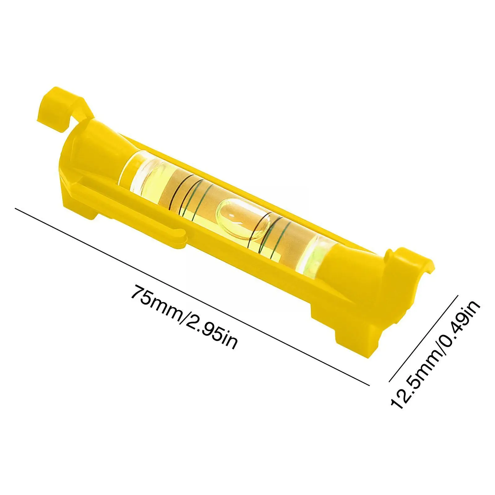 Measuring Ruler Pocket Line Hanging Spirit Level Horizontal Bubble Level Mini Meter for Building Construction String C1R5