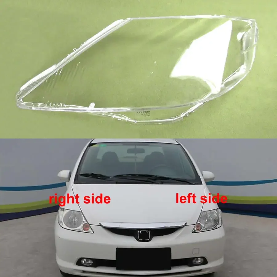 

For Honda Fit Jazz Sedan 2003-2007 Headlamp Cover Transparent Lens Lamp Shell Masks Plexiglass Replace The Original Lampshade