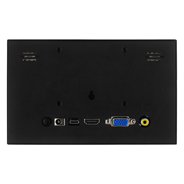 Display portatile da 7 pollici IPS 1024x600 LCD Ingresso VGA AV compatibile HDMI DC Tipo C Alimentazione per PC Laptop Fotocamera TV Box Schermo DVD 2