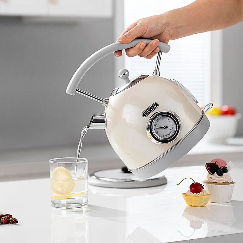 220V 1800ML Household Electric Kettle 304 Stainless Steel Auto-off Water Boiling Ketlle 4