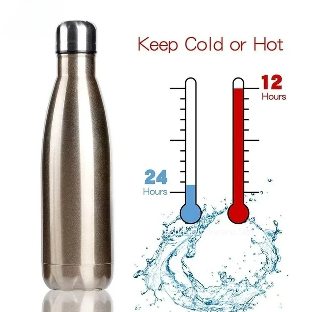 350/500/750/1000ml 304 Stainless Steel Vacuum Flask Double Wall Water Bottle Leak-proof Thermos Bottle Sports Fitness water bottle,thermal mug,stainless steel thermos bottle,thermal water bottle,stainless steel water bottle