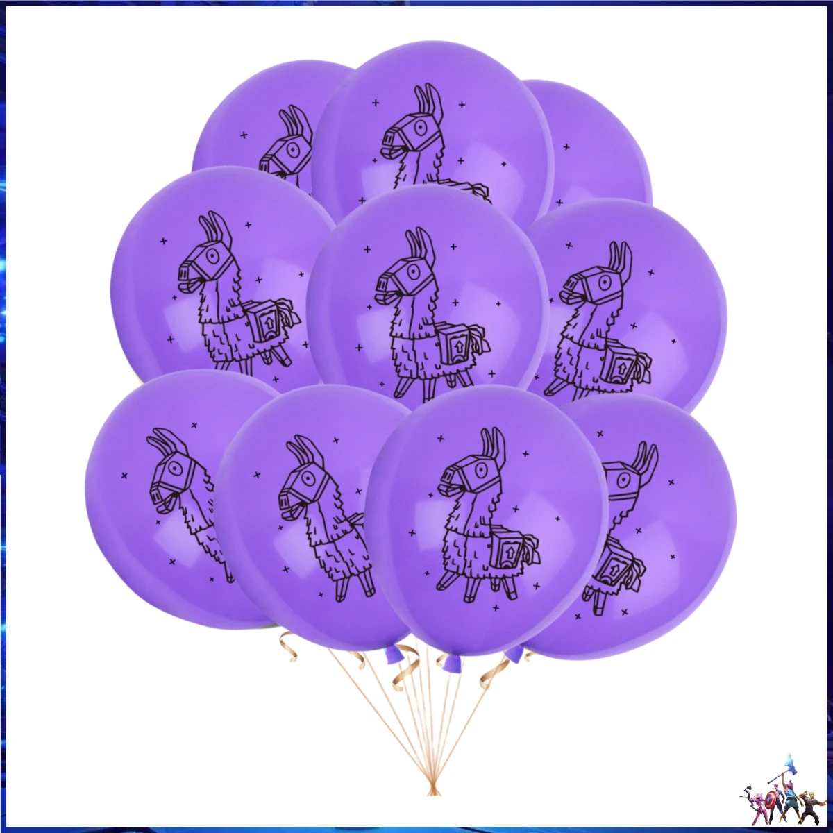 Fortnition Latexballons Alles Gute zum Geburtstag Party Dekoration Schießspiel Alpaka Ballon Globlo Babyparty Junge DIY Partyzubehör – Detail 11