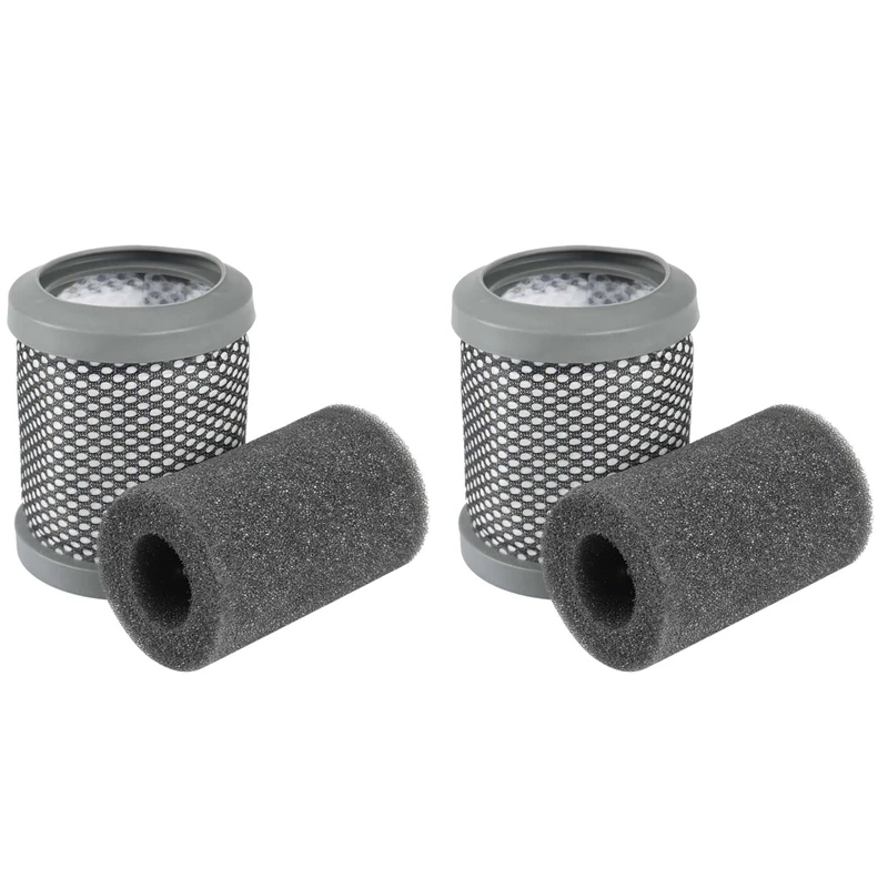 2X Filtro E Spugna Per Hoover T116 Aspirapolvere Filtro Di Scarico Motore H-Free Serie 100 Filtro Polvere Per Ridurre La Polvere 2
