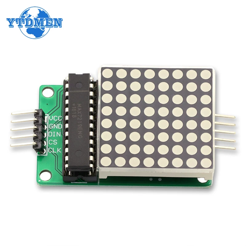 Dot LED Matrix Module led matrix display module MAX7219 LED Matrix Display 8*8 MCU Control Module for Arduino 5V Interface Output Input Common Cathode