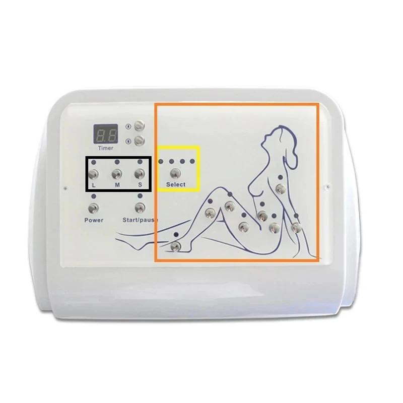 Air Wave Pressure Lymphatic Drainage Vacuum Therapy Pressotherapy Machine Muscle Relax Leg Waist Body Massage Air Compression 4