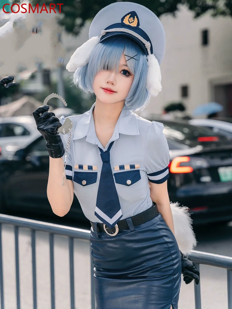 

Re:life In A Different World From Zero Rem Policewoman Uniform Cosplay Costume Cos Game Anime Party Uniform Hallowen Play Role