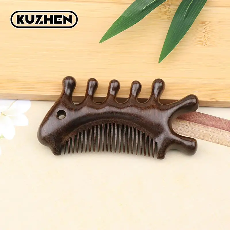 

Sandalwood Massage Comb Head Neck Nose Cheeks Hair Multifunctional Massage Comb Body Meridian Comb Anti-static Smooth Hair
