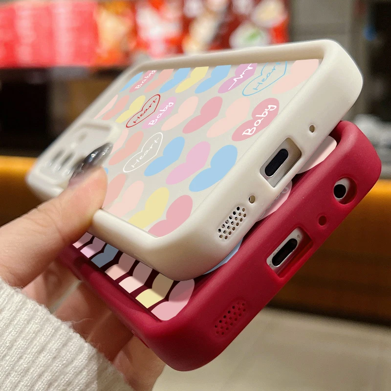 Cartoon Love Pattern Soft Phone Case Cover
