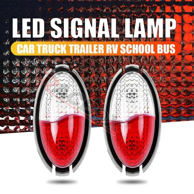 4 Luci Ingombro LED Bianche - 12V/24V, Per Camion, Roulotte E Caravan, 15 LED Ciascuna - Foto 6