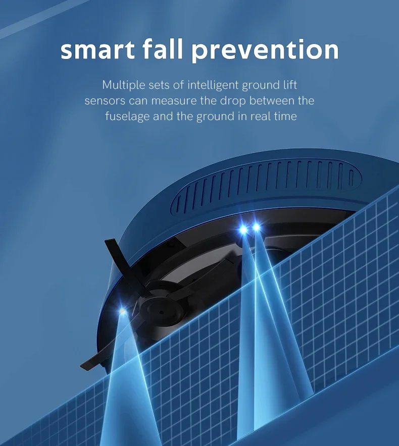 Description Picture 5 of itemObowal Sweeping Robot Vacuum Cleaner APP Control Automatic Water Tank Sweep & Wet Mopping Vacuum Cleaner Mute Pet Hair For Home