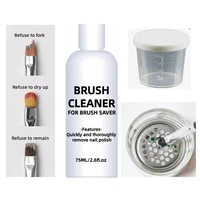 75ml 6 types Nail Liquid Slip Solution  Brush Cleaner MMA EMA Monomer Acrylic Liquid Acrylic Remover Universal Glue Remover 2