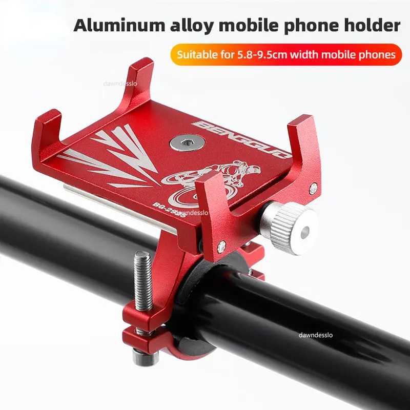 AluminumAlloyMobilePhoneHolderMTBMountainBikePhoneStandShock
