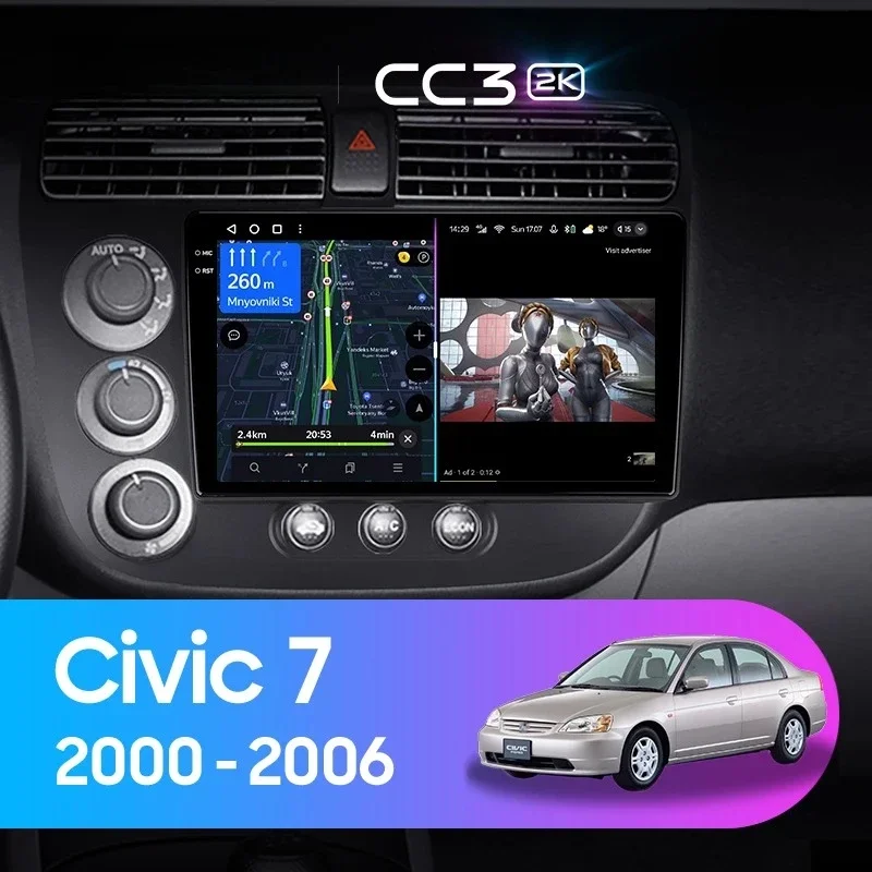 TEYES CC3L CC3 2K 7인치 LHD RHD 2000-2006 차량용 라디오 멀티미디어 비디오 플레이어 내비게이션 스테레오 GPS 안드로이드 10