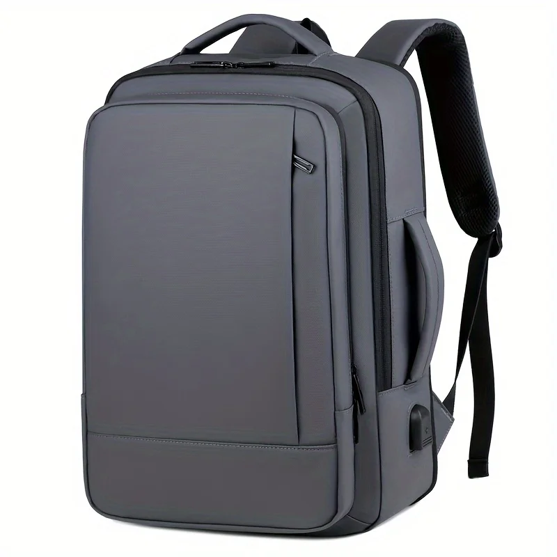 Large Capacity Business Backpack for Men Fashionable College Student Laptop Multifunctional Computer Bag