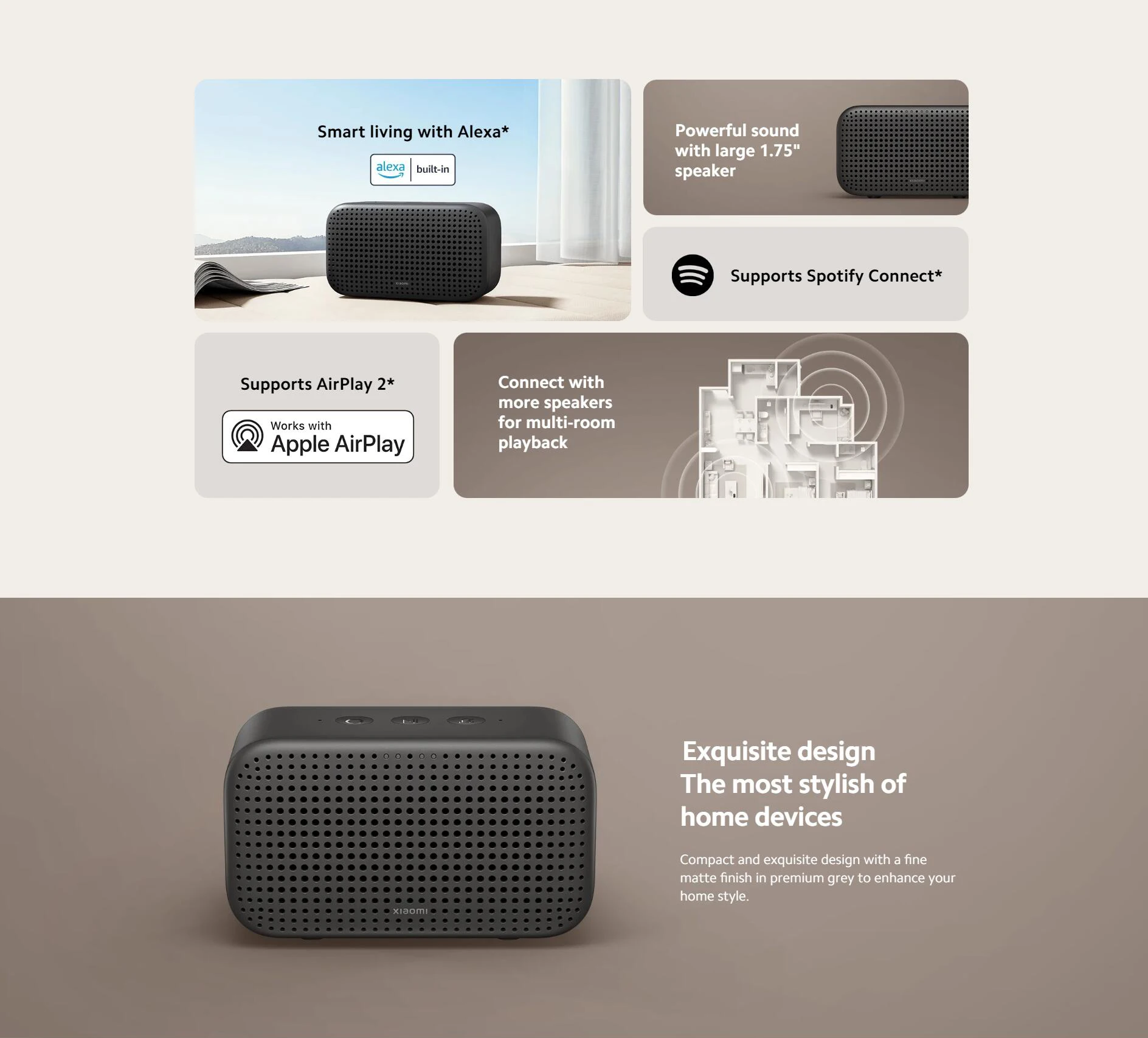 Parlante Xiaomi Bluetooth Exteriores MINI