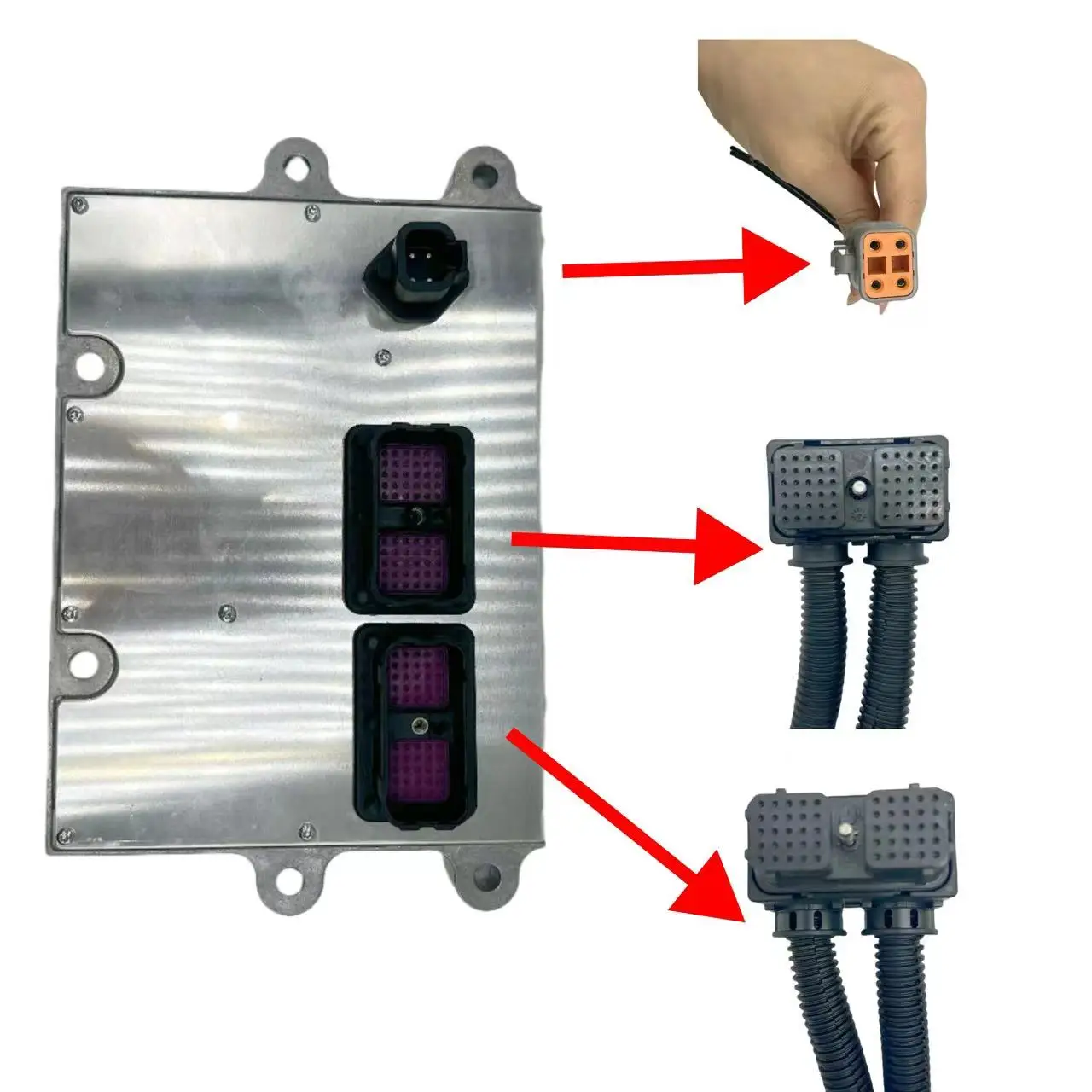 Gas ecu kits connector board plug 50pin 60pin 4pin Applicable Cummins engine ECU P4963807 connector