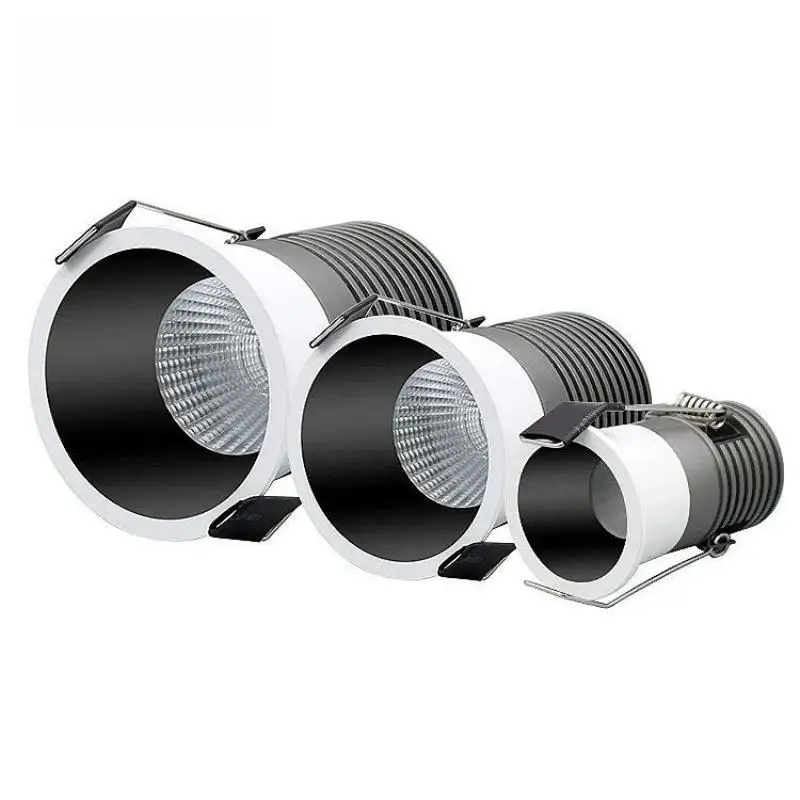 

Mini COB Spot Dimmable LED Downlight Aluminum AC110V 220V Wine Cabinet Store Supermarket Hotel Lobby Ceiling Lamp Spotlight