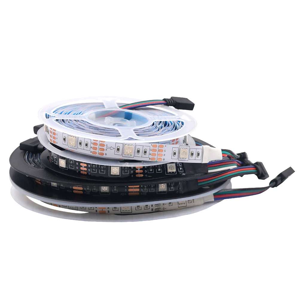 LED Strip Lights LED Strip Light LED Light Strip DC 5V Remote Control 5050 30Leds/m Battery Power Changing Color Waterproof
