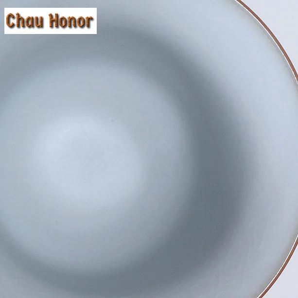 150ml Ru Kiln Tin Inlaid Maple Leaf Handmade Cover Bowl Cicada Wing Open Piece Moon White Tea Tureen Raise Tea Brewing Teaset