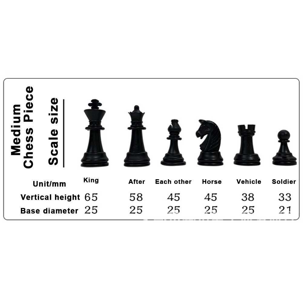 Medieval Resin Chess Pieces Set for International Competition