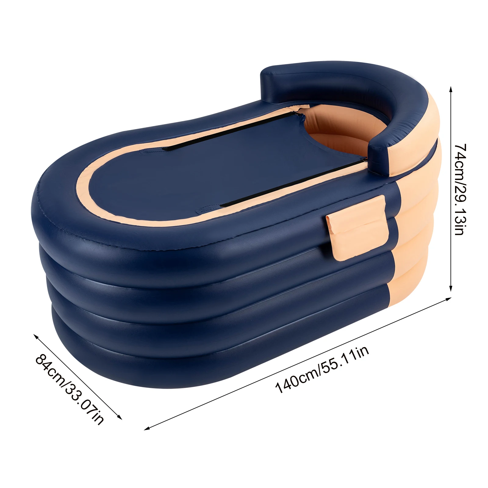Portable Inflatable Adult Bathtub for Relaxation