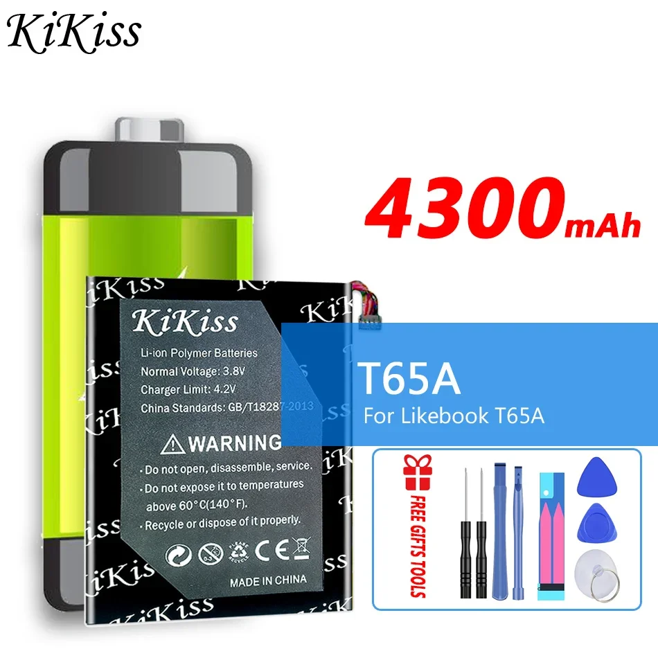 

Аккумулятор KiKiss 4300 мАч для цифровых батарей Likebook T65A