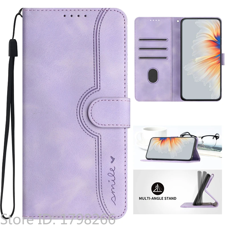 Luxury Pattern Flower Leather Phone Case - Flip Cover Wallet with Card Holder
