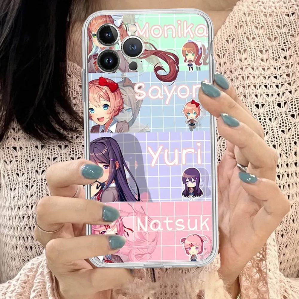 Doki Doki Literature Club Phone Case For IPhone 15 8 7 6 6S Plus X SE 2020  XR XS 14 11 12 13 Mini Pro Max Mobile Case - AliExpress