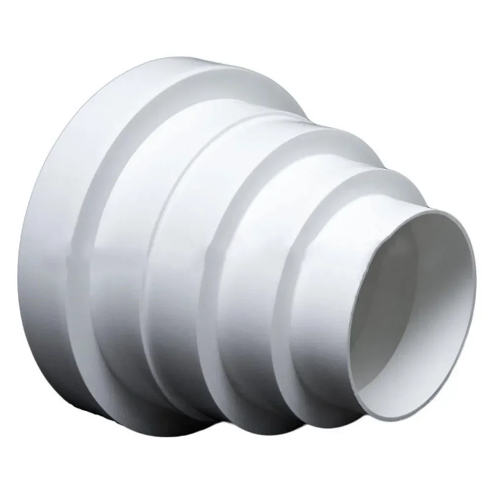 Duct Pipe Connector Ventilation Pipe Reducer Duct Reducer Extractor Fan Pipe Connector Ventilation Systems 80 To 150mm Diameter Round Tube Air Ventilation Systems Parts