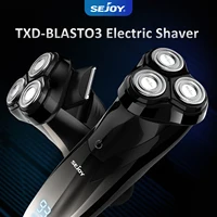 Sejoy Electric Razor Men 3D USB Rechargeable 5W Electric Shaver With LCD Display IPX7 Waterproof Electric Shaving Machine 1
