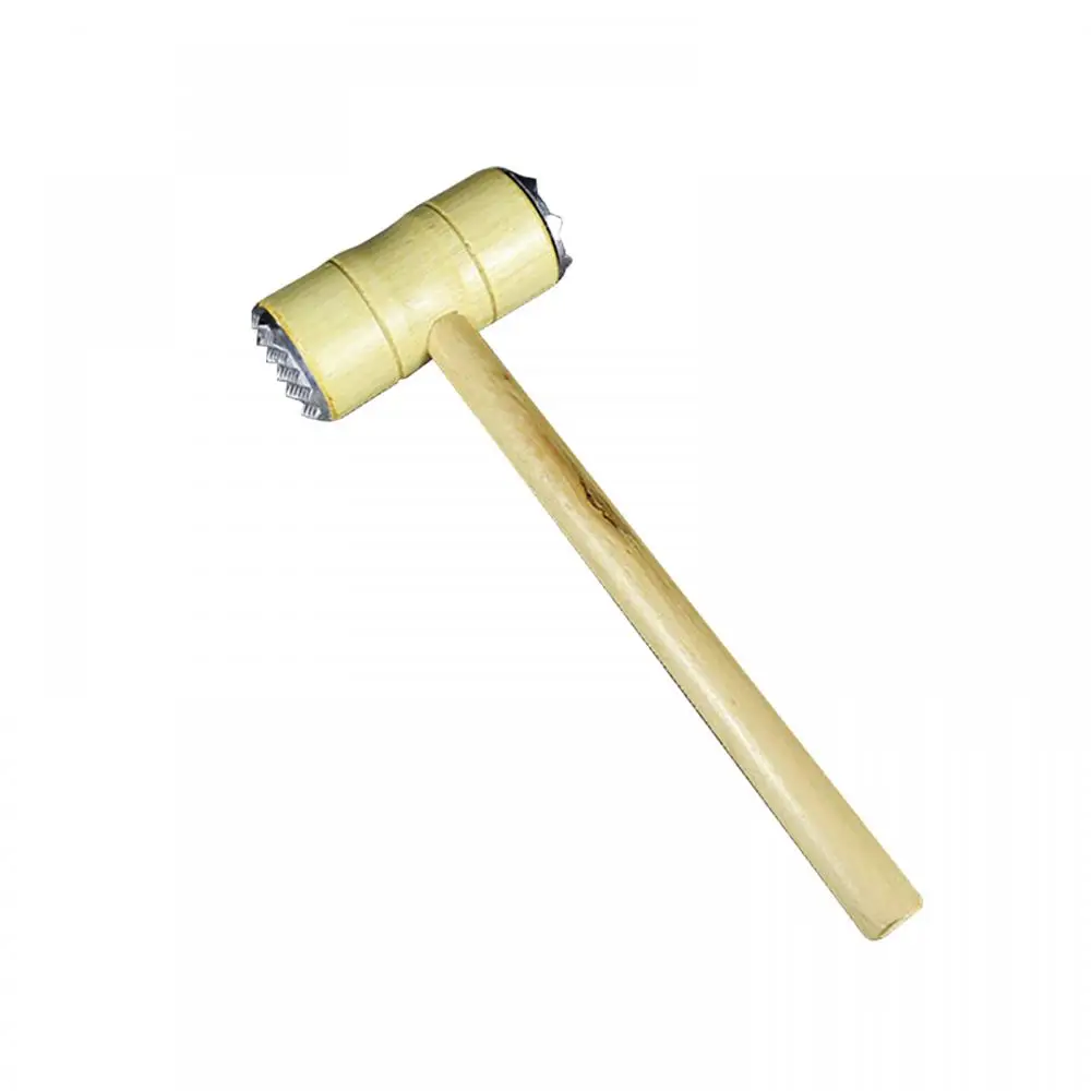 Meat Tenderizer Meat Hammer Meat Tenderizer Hammer With Wooden Handle Heavy Sturdy Meat Mallet Dual-side Mallet For Kitchen Pounder Hammer