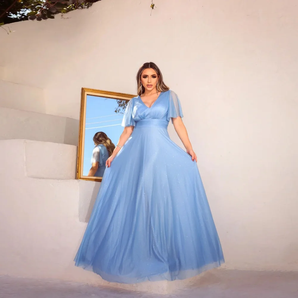 

Mignon Chiffon A-line Sweetheart Populer Ruffle Prom Gown Floor-length Formal Elegant Evening Party Dress for Women 2023